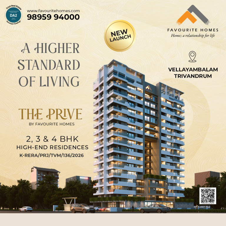 The Prive by Favourite Homes launch creative